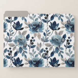 Spooky Floral Scream File Folders