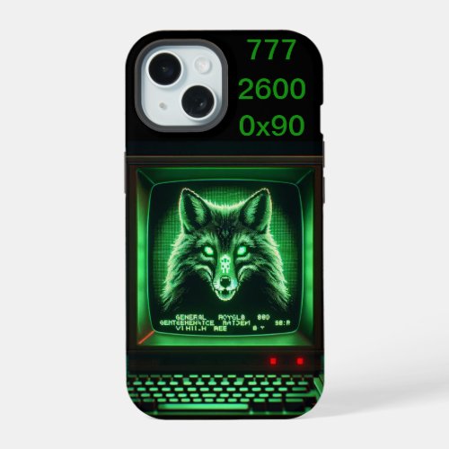 Spooky Fox AI iPhone 15 Case
