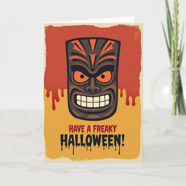 Spooky Freaky Halloween Card (Front)