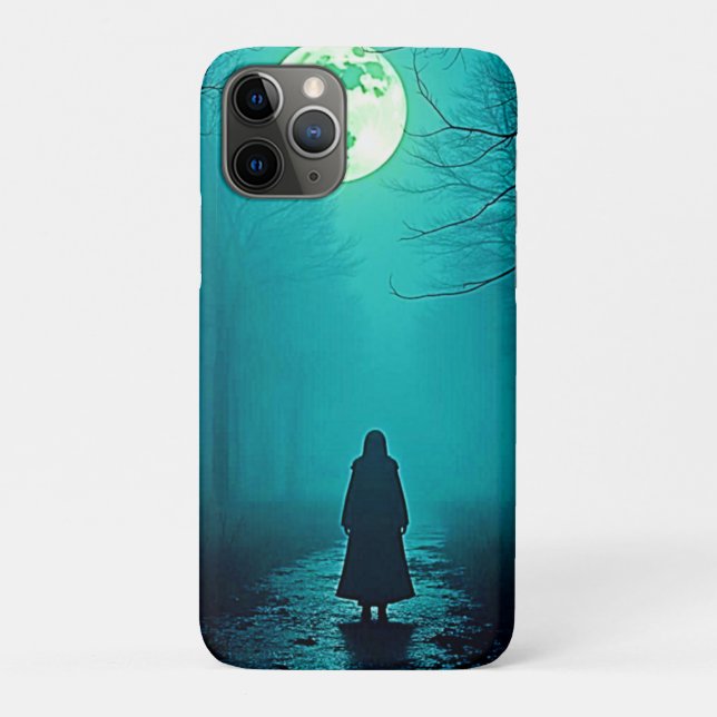 Spooky Full Moon Night Design Case-Mate iPhone Case (Back)