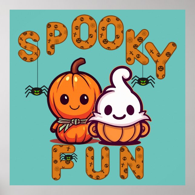 Spooky Fun Friends Poster (Front)