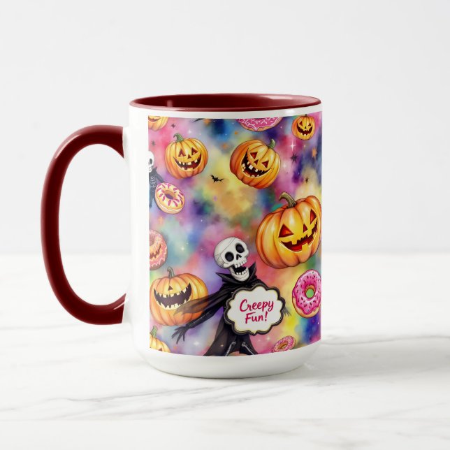 Spooky Fun, Halloween, by Natasha Us   Mug (Left)