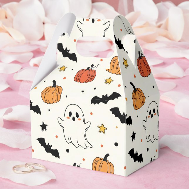 Spooky Fun Halloween Costume Party Favor Boxes (Wedding)