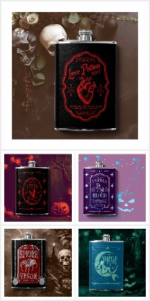 Spooky Fun Halloween Flasks