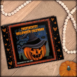 Spooky Fun Halloween Monthly Inspirivity Yearly  Calendar