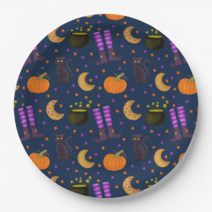 Spooky Fun Halloween Paper Plates