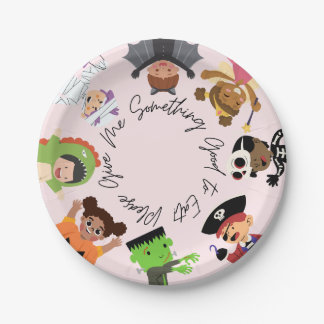 Spooky Fun Halloween Paper Plates, 7" Plates