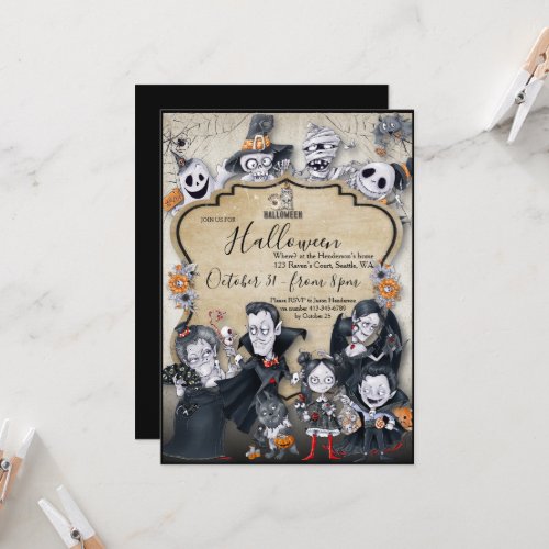 Spooky Fun Halloween Party Invitation