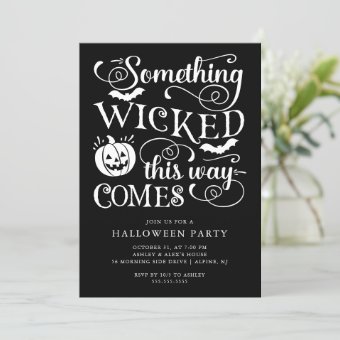 Spooky Fun Halloween Party Invitation | Zazzle