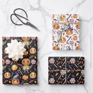 Spooky Fun Halloween Wrapping Paper Sheets