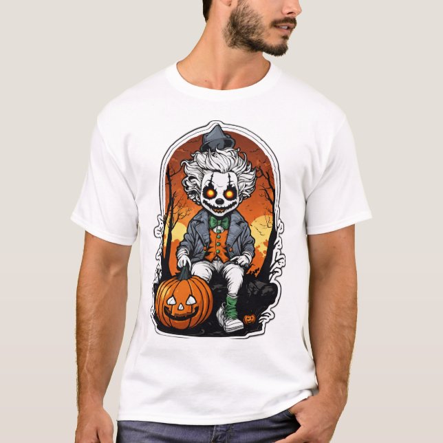 Spooky Fun with Buggy the Clown tee (Front)