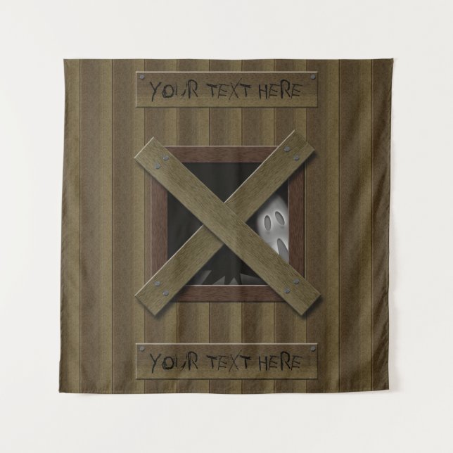 Spooky Ghost Boo Halloween Backdrop Props (Front)