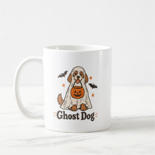 Spooky Ghost Dog Mug Halloween Dog Lover