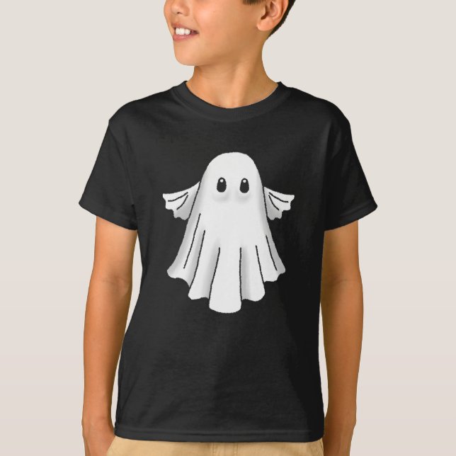 Spooky Ghost for Halloween T-Shirt (Front)