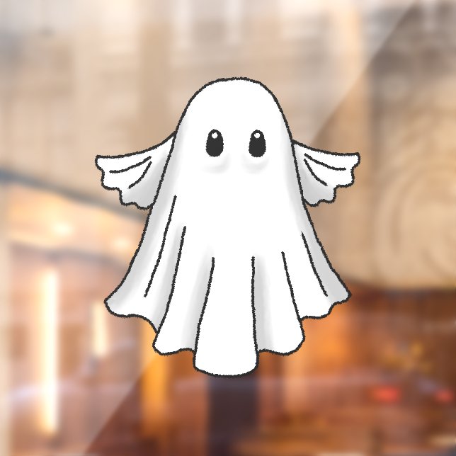 Spooky Ghost for Halloween Window Cling (Sheet 2)