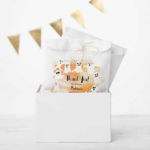 Spooky ghost Halloween party watercolor Favor Bag