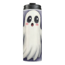Spooky Ghost Halloween Thermal Tumbler