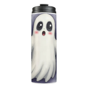 Spooky Ghost Halloween Thermal Tumbler