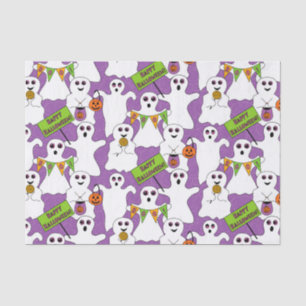 Spooky Ghost Halloween Tissue Paper