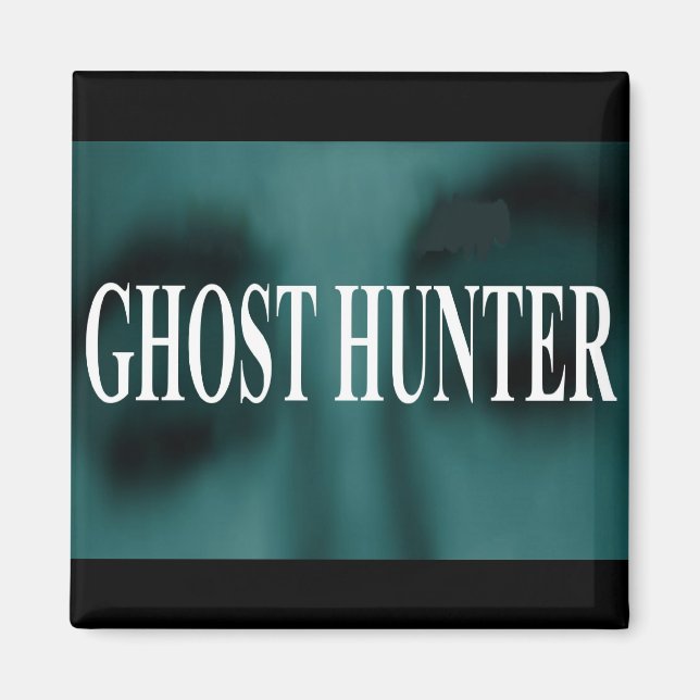 Spooky Ghost Hunter Magnet (Front)