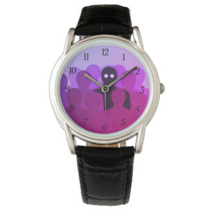 Spooky Ghost In People Crowd Horror Art Watch