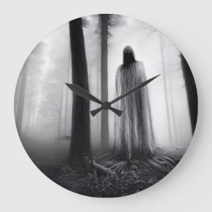 Spooky Ghost Large Clock