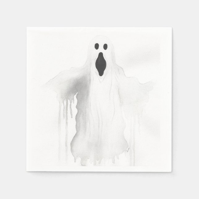 Spooky Ghost Napkins (Front)