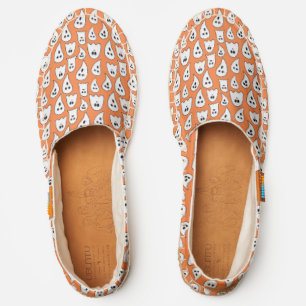 Spooky Ghost pattern Espadrilles