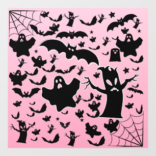 Spooky Ghost Silhouette Window Art Cling