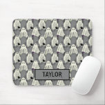 Spooky Ghosts and Tombstones Halloween Mouse Pad<br><div class="desc">Treat someone to a useful personalized gift with a Halloween theme. This mousepad is ready to be personalized with a name and features an all over pattern of some ghosts hanging out in a cemetery. This graveyard is haunted with ghouls, but fear not these sheet style ghosts are unlikely to...</div>