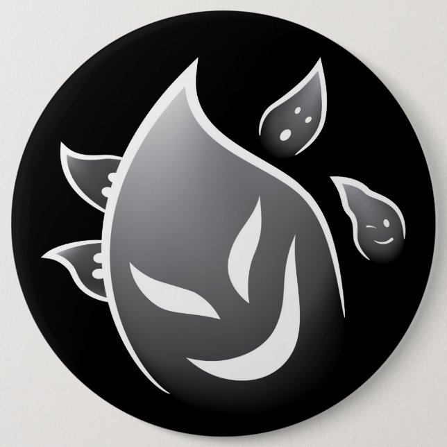 Spooky Ghosts Button (Front)