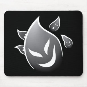 Spooky Ghosts Mouse Pad