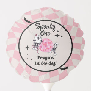 Spooky Ghoul Halloween First Birthday Balloon