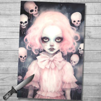 Spooky Girl 11 Decoupage Paper