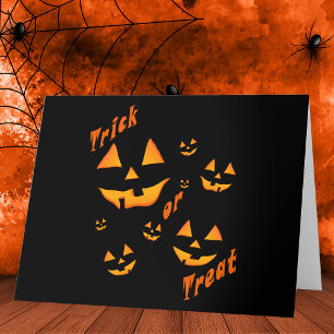 Spooky Glow: Jack-O’-Lantern & Trick-or-Treat Thank You Card