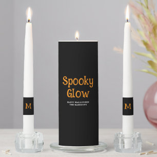 Spooky Glow Playful Halloween Unity Candle Set