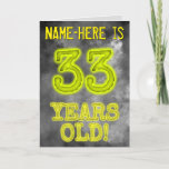 [ Thumbnail: Spooky Glowing Aura Look "33 Years Old!" + Name Card ]