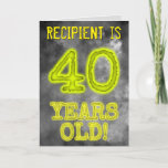 [ Thumbnail: Spooky Glowing Aura Look "40 Years Old!" + Name Card ]