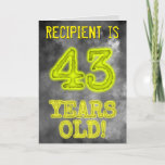 [ Thumbnail: Spooky Glowing Aura Look "43 Years Old!" + Name Card ]