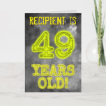 [ Thumbnail: Spooky Glowing Aura Look "49 Years Old!" + Name Card ]
