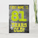 [ Thumbnail: Spooky Glowing Aura Look "81 Years Old!" + Name Card ]