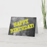 [ Thumbnail: Spooky Glowing Aura Look "Happy Birthday!" Card ]