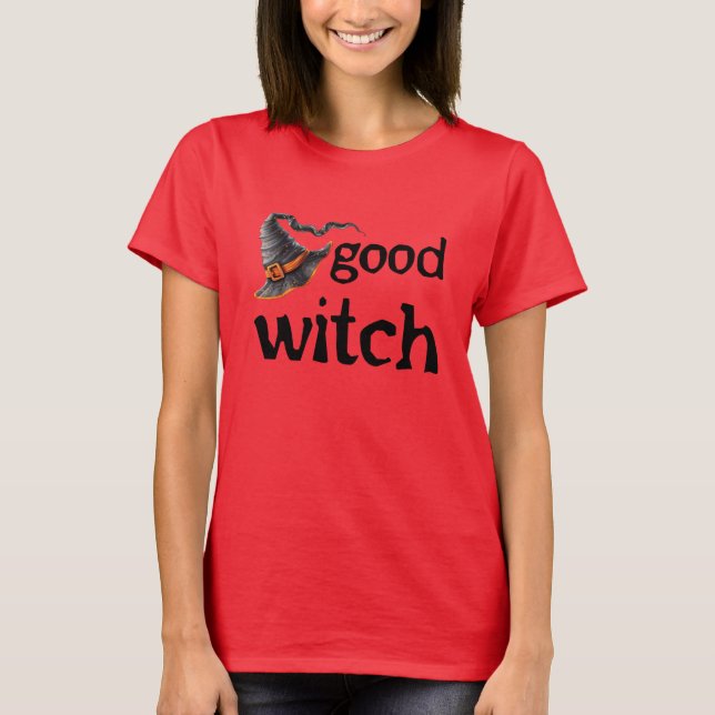 Spooky good witch hat T-Shirt (Front)