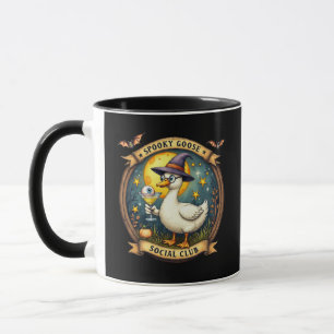 Spooky Goose Halloween Ilustration Graphic Mug