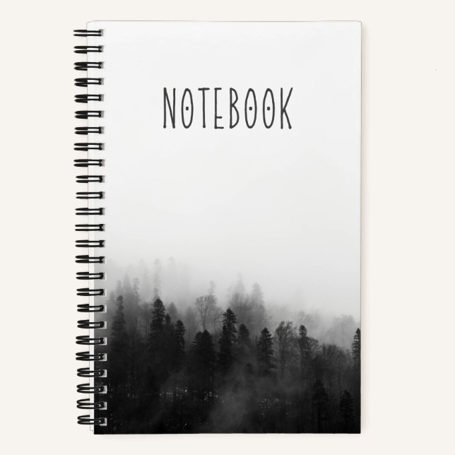 Spooky Goth Forest Folk Horror Notebook (Front)