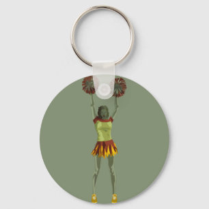 Spooky Gothic Cheer Art Keychain