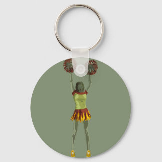Spooky Gothic Cheer Art Keychain