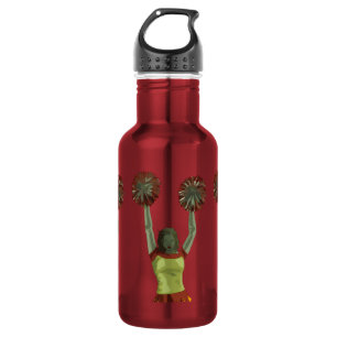 Spooky Gothic Cheer Art Stainless Steel Water Bottle