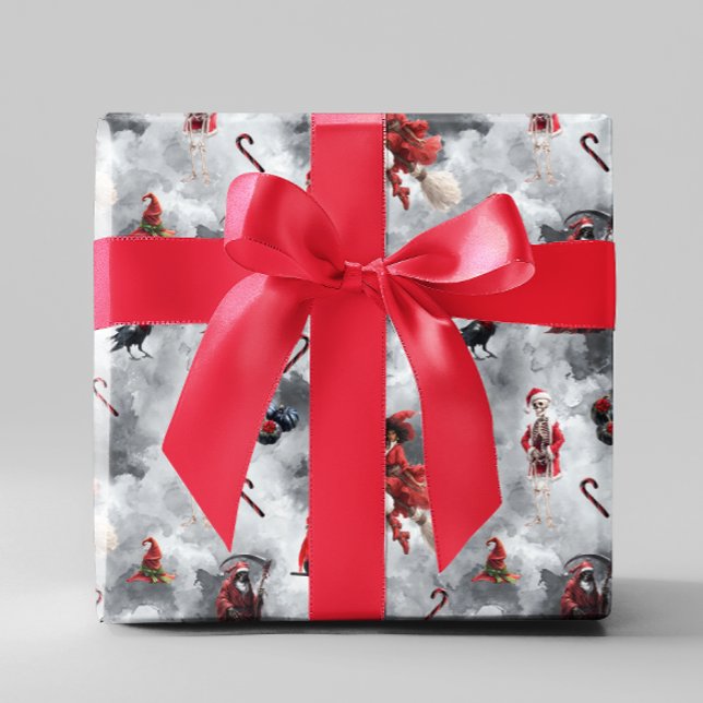 Spooky Gothic Christmas  Wrapping Paper (Creator Uploaded)