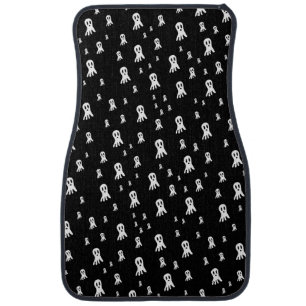 Spooky Gothic Ghost Illustration Car Floor Mat